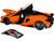 McLaren 600LT Myan Orange and Carbon 1/18 Model Car Autoart 76084