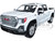 2019 GMC Sierra 1500 SLT Crew Cab 4x4 Pickup Truck Sunroof White Timeless Legends Series 1/24 1/27 Diecast Model Car Motormax 79361