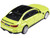 BMW M3 G80 Sao Paulo Yellow Black Top 1/64 Diecast Model Car Paragon PA-55204