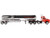 Kenworth T880 SBFA Tandem Day Cab Truck Pusher Axle Heil FD9300/DT-C4 Petroleum Tanker Trailer Frontier Tank Lines Red Chrome Transport Series Limited Edition 500 pieces Worldwide 1/50 Diecast Model Diecast Masters 64190