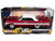 1964 Chevrolet Impala Lowrider Hard Top Candy Red Metallic White Top Get Low Series 1/24 Diecast Model Car Motormax 79021