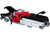 1958 Chevrolet Impala Convertible Lowrider Black White Red Interior Get Low Series 1/24 Diecast Model Car Motormax 79025
