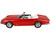 1966 Ferrari 365 California S/N 9935 Convertible Red White Interior DISPLAY CASE Limited Edition 108 pieces Worldwide 1/18 Model Car BBR BBR1814D