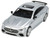 2018 Mercedes-AMG GT 63 S with Sunroof Silver Metallic 1/64 Diecast Model Car Paragon Models PA-55283