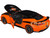 2017 Chevrolet Camaro ZL1 Orange Black Harley Davidson H-D Custom Series 1/24 Diecast Car Model Maisto 32271