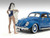 Beach Girl Katy Figurine for 1/24 Scale Models American Diorama AD76413
