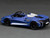 McLaren Elva Convertible #26 Matt Blue with White Stripes Extra Wheels 1/64 Diecast Model Car CM Model CM64-ELVA-01