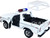 1978 Ford Bronco Police Car Unmarked White Law Enforcement and Public Service Series 1/24 Diecast Model Car Motormax 76983w