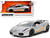 Lamborghini Gallardo Superleggera Silver Metallic with Yellow Stripes Hyper-Spec Series 1/24 Diecast Model Car Jada 34027