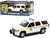 2012 Chevrolet Tahoe White with Yellow Stripes U.S. Fish & Wildlife Service Law Enforcement 1/43 Diecast Model Car Greenlight 86190