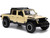 2020 Jeep Gladiator Rubicon Pickup Truck Cream Roof Rack Extra Wheels Just Trucks Series 1/24 Diecast Model Car Jada 32711