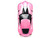 Toyota FT-1 Concept Pink Metallic and Pink Ranger Diecast Figurine Power Rangers Hollywood Rides Series 1/24 Diecast Model Car Jada 33224