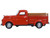 1948 Dodge B-1B Pickup Truck Red 1/87 HO Scale Diecast Model Car Oxford Diecast 87DP48001