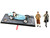 1934 Bugatti T59 Road Version Light Blue Driver Etorre Bugatti Jean Bugatti Figures 1/18 Models Le Mans Miniatures FLM18001MLB