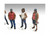 Campers 5 piece Figure Set 1/18 Scale Models American Diorama 76334-76335-76336-76337-76338