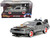 DeLorean DMC Time Machine Brushed Metal Back to the Future Part III 1990 Movie Hollywood Rides Series 1/32 Diecast Model Car Jada 32290