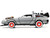 DeLorean DMC Time Machine Brushed Metal Back to the Future Part III 1990 Movie Hollywood Rides Series 1/32 Diecast Model Car Jada 32290