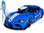2020 Toyota Supra Blue Graphics Max Sterling Diecast Figurine Robotech Hollywood Rides Series 1/24 Diecast Model Car Jada 33676