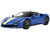 2019 Ferrari SF90 Stradale Azzurro Dino Blue Yellow White Stripes DISPLAY CASE Limited Edition 99 pieces Worldwide 1/18 Model Car BBR P18180F