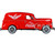 1940 Ford Sedan Cargo Van Red Pause... Go Refreshed Coca-Cola Vending Machine Accessory 1/24 Diecast Model Car Motor City Classics 424195