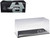 Collectible Display Show Case for 1/18 1/24 Scale Model Cars Black Plastic Base Autoart 90001