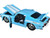 1971 Chevrolet Camaro Z/28 Light Blue White Stripes Bigtime Muscle Series 1/24 Diecast Model Car Jada 34201