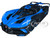 Bugatti Bolide Blue Carbon Gray 1/18 Diecast Model Car Bburago 11047