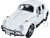 1966 Volkswagen Beetle White James Bond 007 On Her Majesty's Secret Service 1969 Movie James Bond Collection Series 1/24 Diecast Model Car Motormax 79854