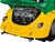 1959 Volkswagen Drag Beetle Green Yellow Michelangelo Diecast Figure Teenage Mutant Ninja Turtles Hollywood Rides Series 1/24 Diecast Model Car Jada 33741