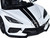 2020 Chevrolet Corvette Stingray Coupe White Black Stripes Special Edition Series 1/24 Diecast Model Car Maisto 31534
