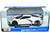 2020 Chevrolet Corvette Stingray Coupe White Black Stripes Special Edition Series 1/24 Diecast Model Car Maisto 31534
