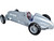 1937 Mercedes-Benz W125 Silver Metallic NEX Models Series 1/24 Diecast Model Car Welly 24109W-SIL