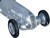 1937 Mercedes-Benz W125 Silver Metallic NEX Models Series 1/24 Diecast Model Car Welly 24109W-SIL