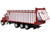 Peterbilt Truck Red Meyer Manufacturing 8126RT Boss Forage Box 1/64 Diecast Model SpecCast MEY002