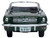1965 Ford Mustang Convertible Ivy Green Metallic 1/87 HO Scale Diecast Model Car Oxford Diecast 87MU65006