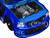 2006 Ford Mustang GT Blue Metallic Matt Black Hood Stripes Bigtime Muscle Series 1/24 Diecast Model Car Jada 34195