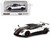Pagani Zonda Cinque Bianco Benny White Black Global64 Series 1/64 Diecast Model Car Tarmac Works T64G-TL021-WH