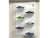Showcase 12 Car Display Case Wall Mount White Back Panel Mijo Exclusives 1/64 Scale Models MJ08012WH