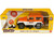 2007 Jeep Wrangler Orange Metallic White Orange M&M Diecast Figure M&M's Hollywood Rides Series 1/24 Diecast Model Car Jada 34401