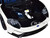 Ford GT Heritage Edition Prototype Wimbledon White Antimatter Blue Hood Stripe 1/18 Model Car Autoart 72926