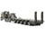 M1070 Heavy Equipment Transporter Army Camouflage Armor Premium Series 1/72 Diecast Model Panzerkampf 12206PA