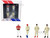 Race Drivers 4 Piece Diecast Figure Set BRE for 1/64 Scale Models Tarmac Works American Diorama T64F-006-BRE1