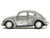 1959 Volkswagen Beetle Gray Metallic with Silver Flames and Boxing Gloves Accessory Punch Buggy Series 1/32 Diecast Model Car Jada JA34235