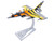 Dassault Rafale B Fighter Jet Ocean Tiger with Missile Accessories Panzerkampf Wing Series 1/72 Scale Model Panzerkampf 14615PB