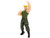 1956 Ford F-100 Pickup Truck Tan and Gray Metallic and Guile Diecast Figure Street Fighter Video Game Anime Hollywood Rides Series 1/24 Diecast Model Car Jada 34373