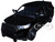 2022 Ford Police Interceptor Utility Unmarked Slick-Top Black 1/24 Diecast Model Car Motormax 76990BK
