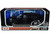 2022 Ford Police Interceptor Utility Unmarked Slick-Top Black 1/24 Diecast Model Car Motormax 76990BK