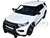 2022 Ford Police Interceptor Utility Unmarked Slick-Top White 1/24 Diecast Model Car Motormax 76990W