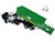 Mack Granite MP Waste Management Garbage Truck with Ribbed Roll Off Container White 1/34 Diecast Model First Gear FG10-4305D