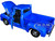 1956 Ford F 100 Pickup Truck Blue Metallic American Classics Series 1/24 Diecast Model Car Motormax 73235AC-BL